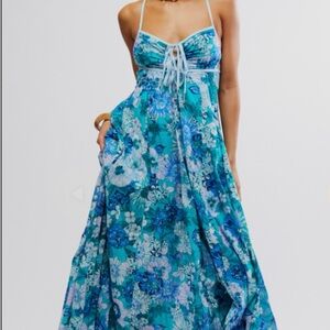 Free People Dream Weaver Floral Maxi Dress